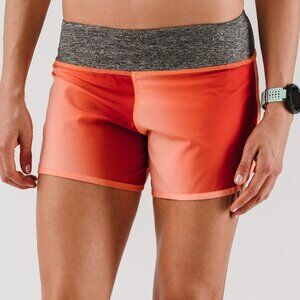 Rabbit Hopper Short 4" in Nectarine Ombre